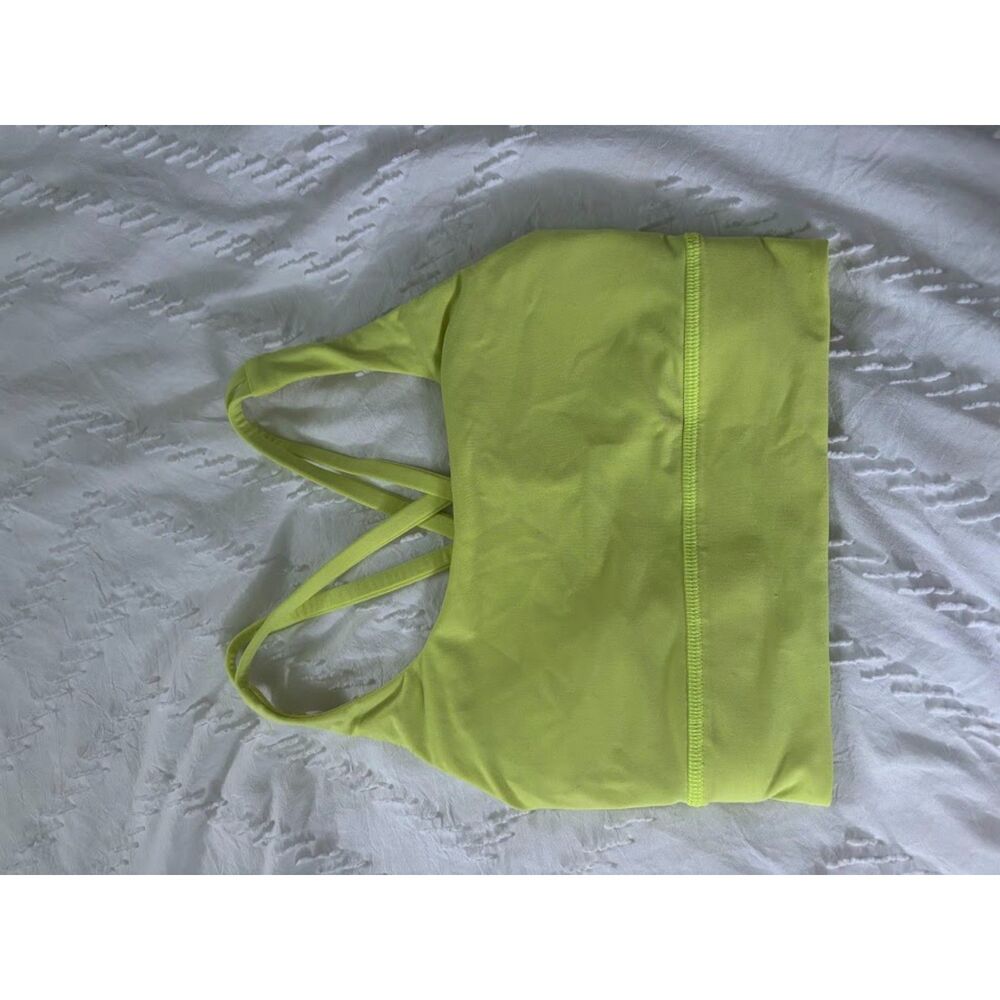 Lululemon Energy Bra in Highlight Yellow